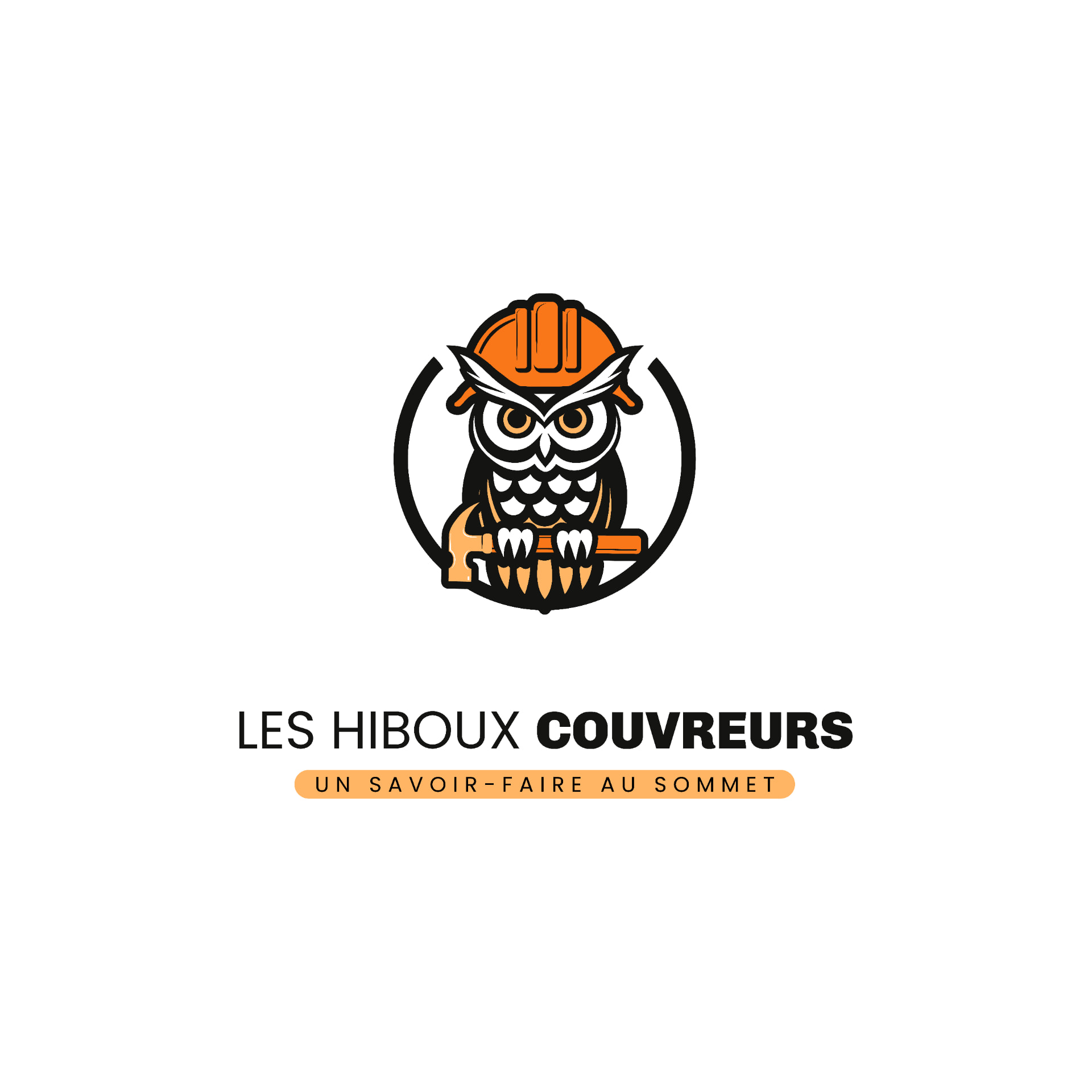Identité visuelle — Les Hiboux Couvreurs